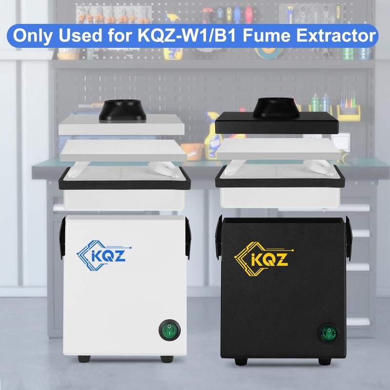 KQZ-W1/B1 Solder Fume Extractor Replacement Filters Set - 5*Pre-Filters +