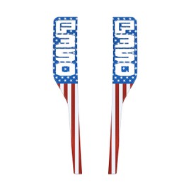 Front Fender Emblem Overlays - Compatible with 2023-2025 Ford Super Duty (American Flag, F-350)