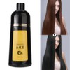 400ml Natural Plant Black Hair Shampoo Hair Dye Black Coloring