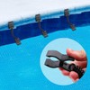 12 Pcs Swimming Pool Cover Clips for Above Ground Pools