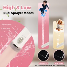 Hibbent Portable Bidet for Travel, High Pressure Handheld Electric Sprayer, Rechargeable Travel Bidet for Women & Men, Personal Hygiene Cleaning, Soothing Postpartum Care, Pink