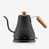 8-Cup Electric Gooseneck Kettle, Black With Automatic Shut-off - Ergonomic