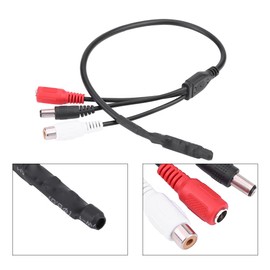 Topiky Low Noise Mini Microphone High Sensitive Pickup Audio Mic for CCTV Security Camera DVR Sound