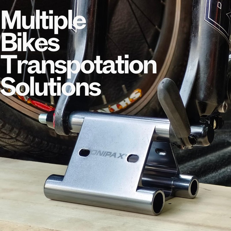 ONIPAX Triangle Bike Fork Mount Hitch Rack with 9mm Quick