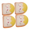Outanaya Cute Toast Shape Makeup Powder Puff Soft Setting Powder