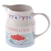 Martin Wiscombe 1-Piece Stoneware Useful Jug Strawberries and Cream, Assorted