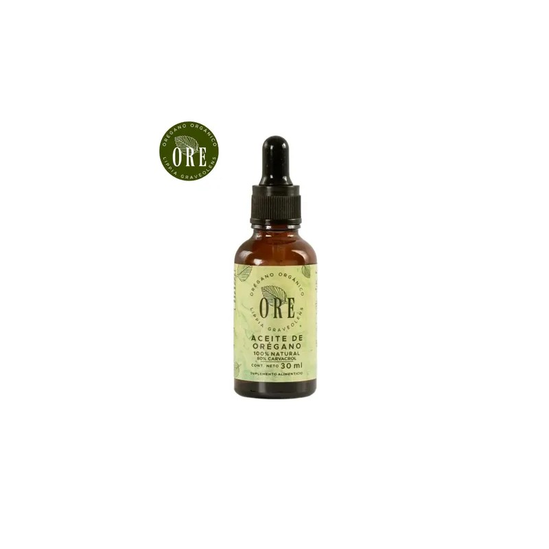 Aceite De Orégano, Ore, 30 Mls Gotero Individual Sabor Orégano