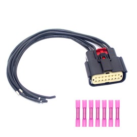 7 Wire Headlight Connector Plug Harness Repair Pigtail for Ford Fusion 2013 2014 2015 2016