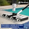 FibroPool Professional-Grade Flexible Pool Vacuum Head - Extra-Wide, Weighted Design