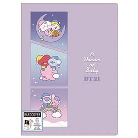 Klux BT21 Color 6 Pocket Clear File Komawari [055563]