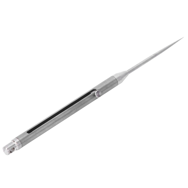 Portable Titanium Alloy Telescopic Toothpick Case Holder for Camping Hiking