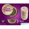 Waipur Organic Palm Leaf Bowls - 25 Large Bowls Diameter