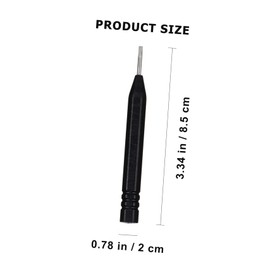 Healvian 1 Set Hearing Aid Cleaning Kit Multi Functional Tools for Earwax Removal Includes Cleaning Rod Brush and Accessories Convenient Portable Case Random Color