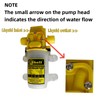 BOZHENYULEI Modern Yellow Plastic Liquid Transfer Pump, 80W Self Priming