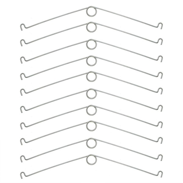 DGHAOP 10pcs Metal Recessed Light Spring Clips Recessed Lighting Trims