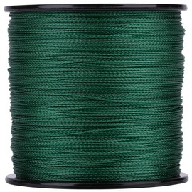 Fishing Line 1 Piece 500 m PE Braided 4 Strands Super Strong Fishing Lines Fish Rope Line with Multiple Filaments Green (5-Green)