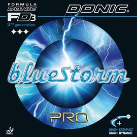 DONIC AL097AAL Table Tennis Soft Back Rubber Blue Storm PRO Red Max