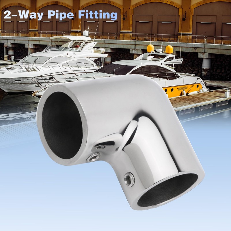YANYUCB 2-Way Pipe Fitting Elbow Marine 316 Stainless 90 Degree