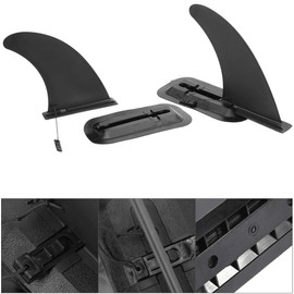 VOBOR Surfboard Center Fin - PVC Detachable Stand Up Paddle Board Surfboard SUP Single Fin for Longboard, Surfboard, Paddleboard