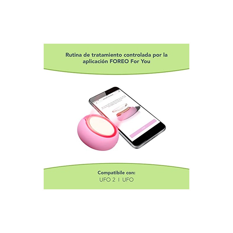 FOREO Máscara de té verde activado por OVNI, paquete de