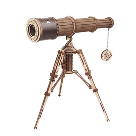 VOANZO 3D Telescopic Wooden Puzzle Model Kits for Adults Construction Craft Sets DIY Wooden Puzzle Games for Adults to Build Your Own 3D Puzzles