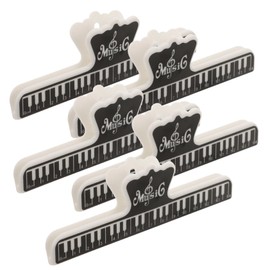 Kisangel 5pcs Music Sheet Holder Clip Lightweight Piano Page Clips for Easy Carrying Elegant Design for Musicians