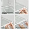 katmerio Fridge Organiser, Extendable Fridge Drawer Organiser, Fridge Storage Box,