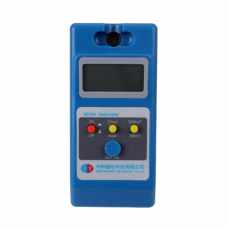 Toplionace WT10A Portable LCD Gauß Meter Digital Flow Meter Surfaces