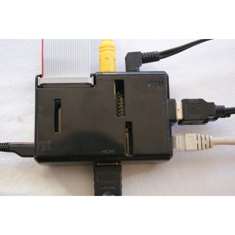 Black Model B (open) SB Components Raspberry Pi Case