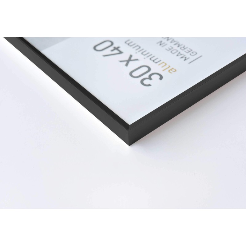 nielsen Bilderrahmen, 21 x 29,7 cm (A4), Aluminium, Schwarz glanz,