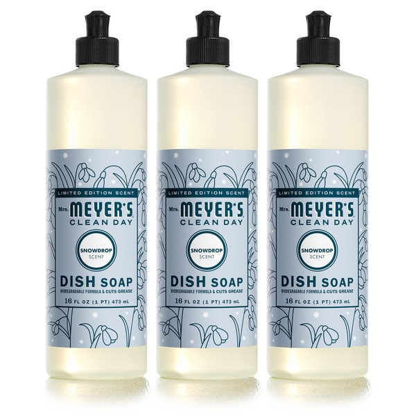 MRS. MEYER'S CLEAN DAY Mrs. Meyer's Liquid Dish Soap, Biodegradable