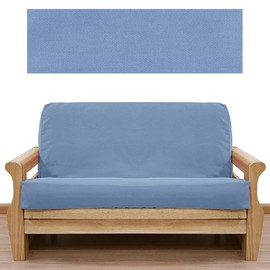 SlipcoverShop Solid Light Blue Futon Cover Full 401
