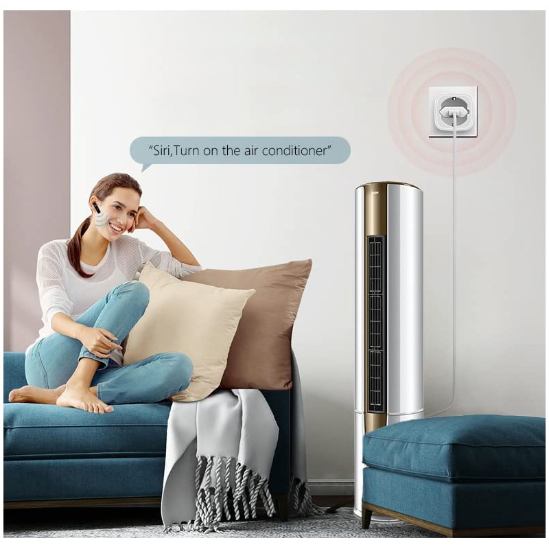 WiFi Smart Plug Outlet Compatible with Alexa,Google Assistant,App and Voice