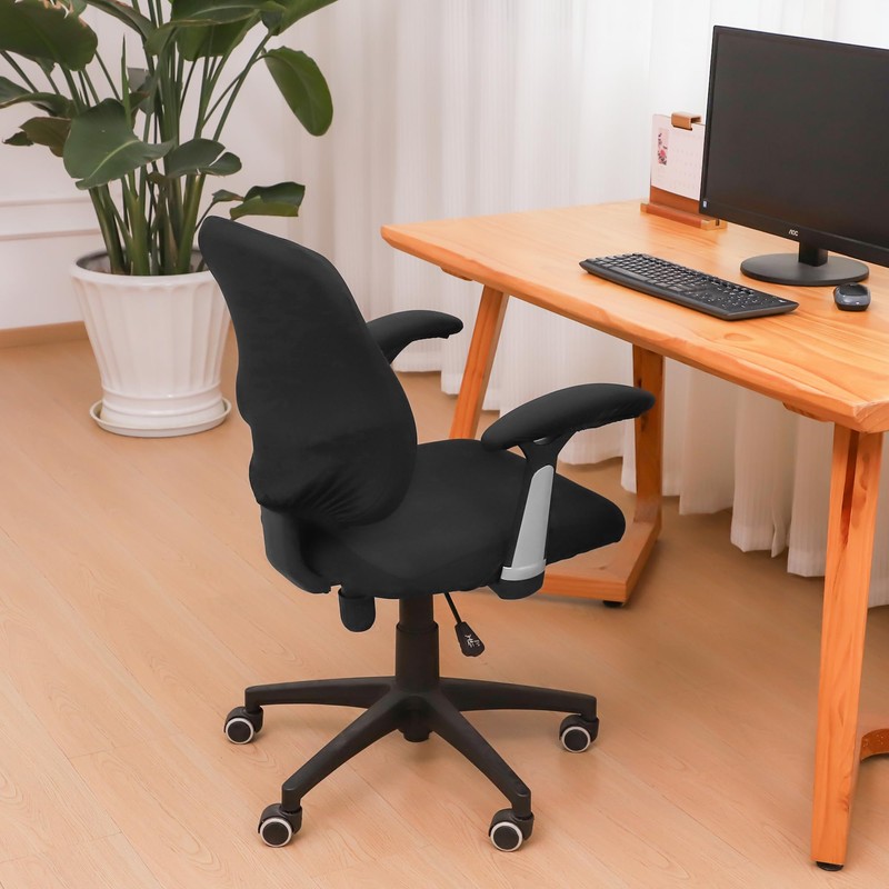 EVOLLER Office Chair 4 Pieces Seat and Back Cover with
