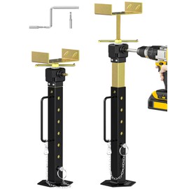 2026 New Upgraded RV Slide Out Support Jacks 2 PCS RV Stabilizer Jacks Heavy Duty for Camper, 5th Wheel and Travel Trailer, Adjustable from 16" to 36", Supports Up to 5,000 LBS (Electric Drill Adjust)