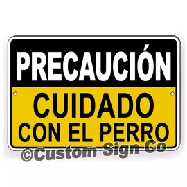 Custom Signs Spanish Aviso Warning 24 Hour Video Surveillance Camera Keep Out Metal Sign