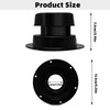Bcautay RV Plumbing Vent Caps Kit 2Pcs Trailer Camper Vent
