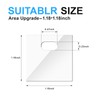 Anyongora 100 PCS Vertical Blind Repair Tabs,Clear Vertical Blinds Repair