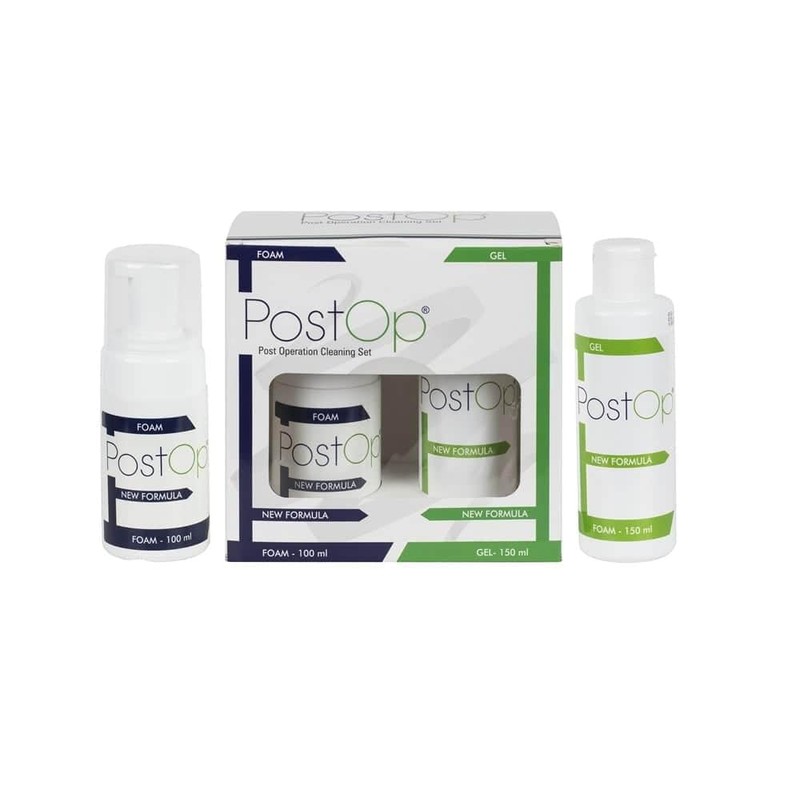 PostOp Kit After Hair Transplantation, Shampoo + Foam, Specially Designed
