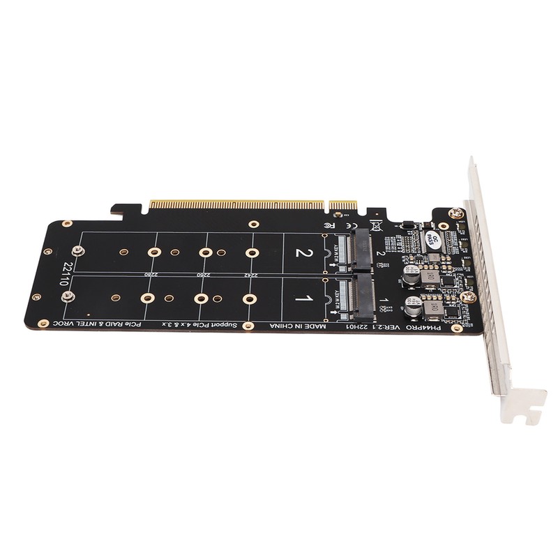 PCIE X16 to M.2 M KEY Expansion Card NVMEx4 SSD