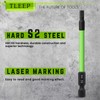 TLEEP 3.5" Long 1/4" Hex Head Allen Wrench Drill Bits,