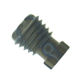 Colgante de cuerda de paracaídas de titanio con forma de torpedo, cordón de cuerda de paracaídas para cuchillo con cremallera de tirar de joyería EDC colgante MGF-F