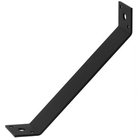 Fanmao 4 Pcs 11-1/8" x 1-1/2" Inside Mount 45-Degree Angle Bracket Strap Brace for 2" Post, 11 Gauge