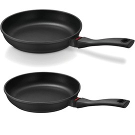 Alva Energy Non Stick Frying Pan, Set of 2 Skillet (9.5" and 11"), Cast Aluminium Non Stick Fry Pans for Cooking, Omelette Pan, Electric Frying Pan, Suitable as Induction Compatible Cookware