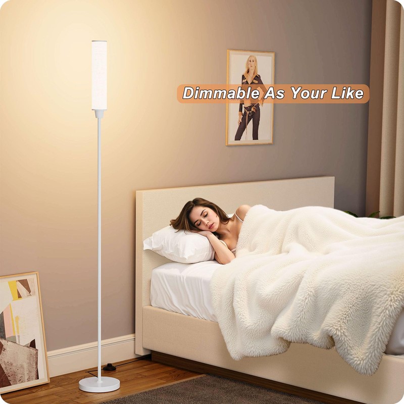 Nukanu Floor Lamp with Remote Control, Floor Lamps for Living