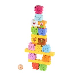 Blue Orange Games Zimbbos Award Winning Wooden Skill Building STEM Counting Stacking Game for Kids