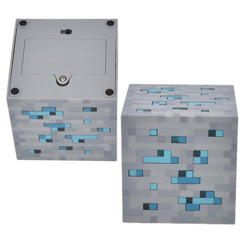 LED Cube Night Light 3.1in Energy Saving Blue Light LED