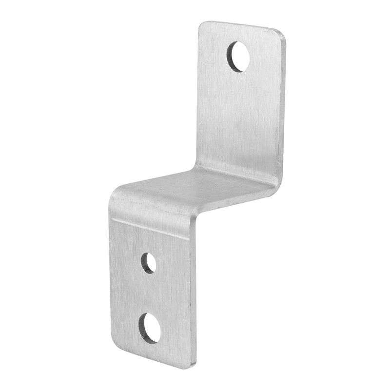 Mewutal 4pcs Z Brackets 2" × 1.5" Door Barricade Brackets