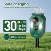Solar Ultrasonic Animal Repellent Outdoor, Deer Repellent for Yard with