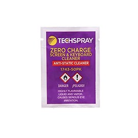 Techspray 1743-50PK Zero Charge Screen & Keyboard Cleaner